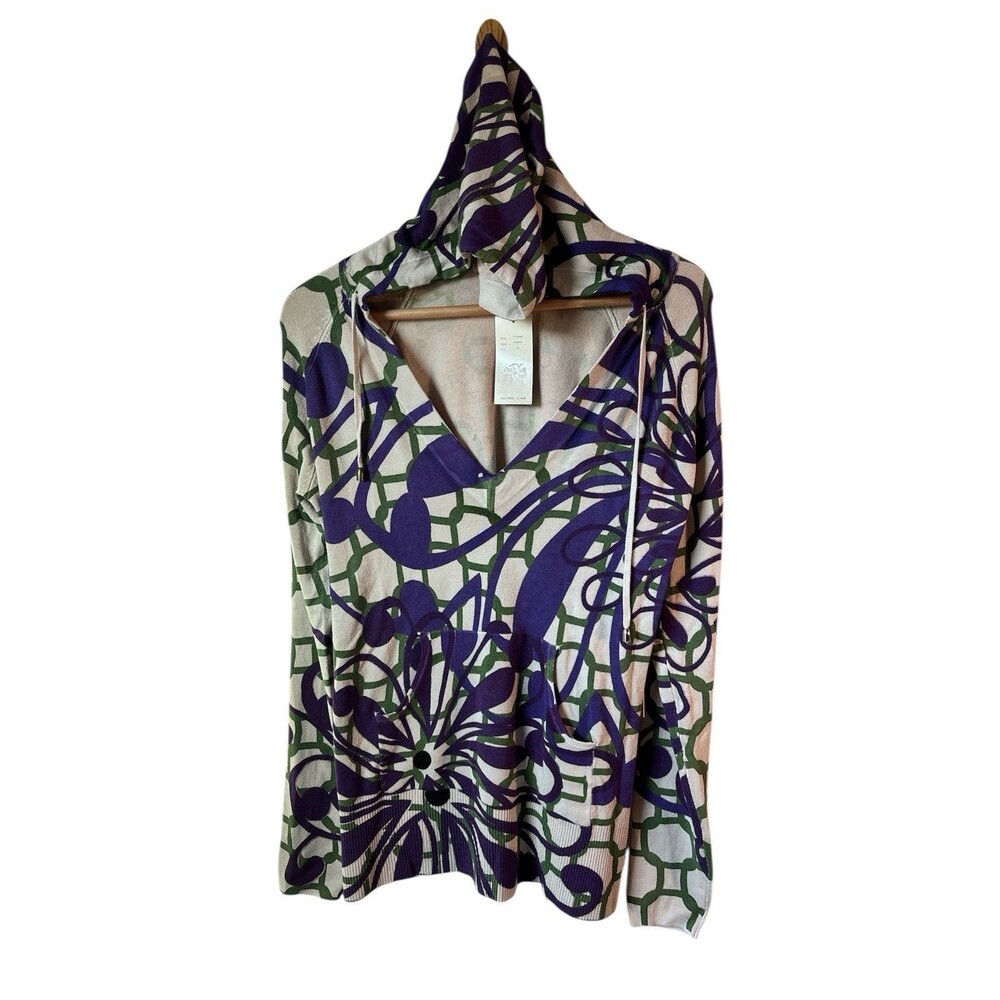 Vertigo Paris Women's Hooded Sweater Sz XL, Cruise career Casual NWT